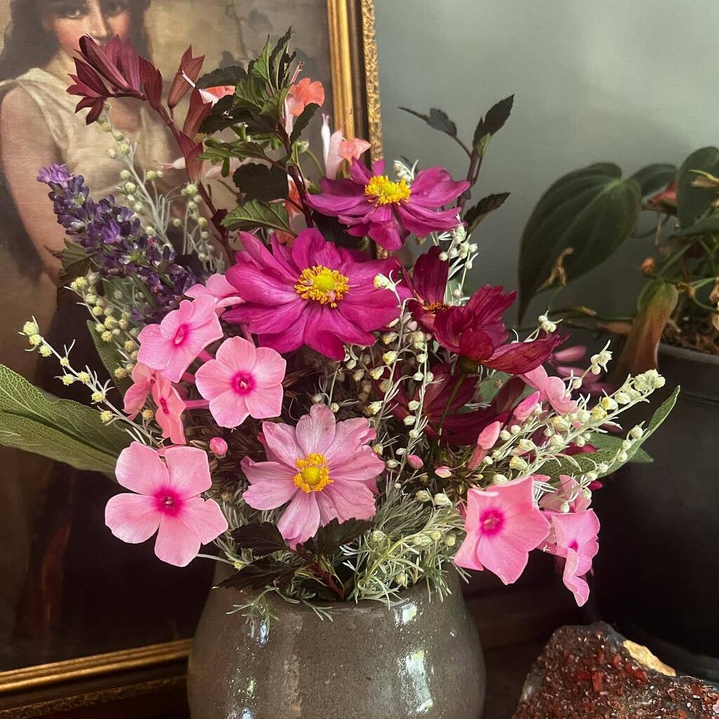 amidwestwitch's tweet photo. Editing a beautiful memoir, then a walk in the garden to pick flowers I planted,  then back to editing- and wishing to float back in time to tell a more anxious self that it does, in fact, work out. https://t.co/nTsKBaHbCc https://t.co/MCqNygi29n