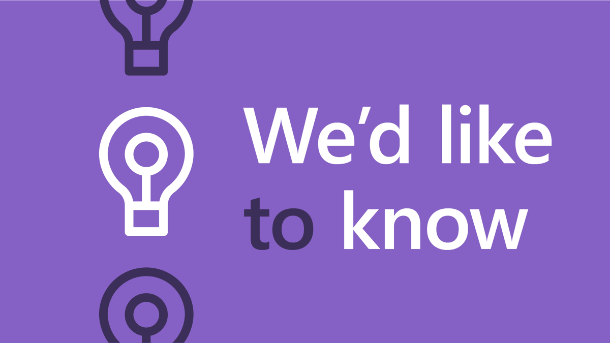 dotnet's tweet image. Help us shape the future of machine learning in .NET by completing this brief survey. 
msft.it/6014j46dn
#dotnet #machinelearning #mlnet