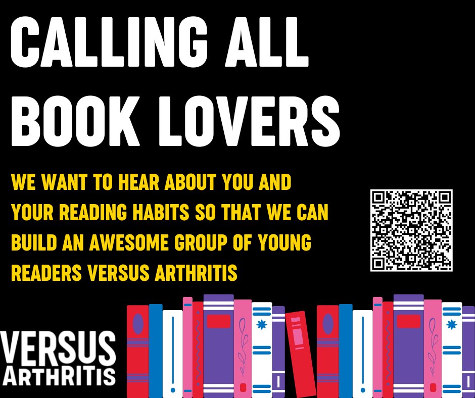 YoungArthritisW's tweet photo. Calling all young readers! We are excited to be planning a new Young People Versus Arthritis Book Club but we need your help. Can you spare a few minutes to tell us about your reading habits? https://t.co/pxzsVBIkpw

Ydych chi'n hoff o ddarllen? Mae angen eich adborth arnom ni! https://t.co/u3rGjwx94H