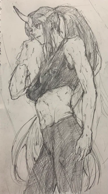 ノートにお絵描きしたやつ 