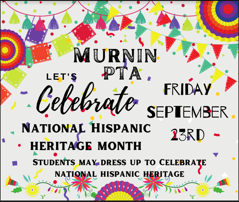 MurninPta's tweet photo. Don't forget this Friday!  We can't wait to see how you dress to celebrate! https://t.co/h07uV800bX