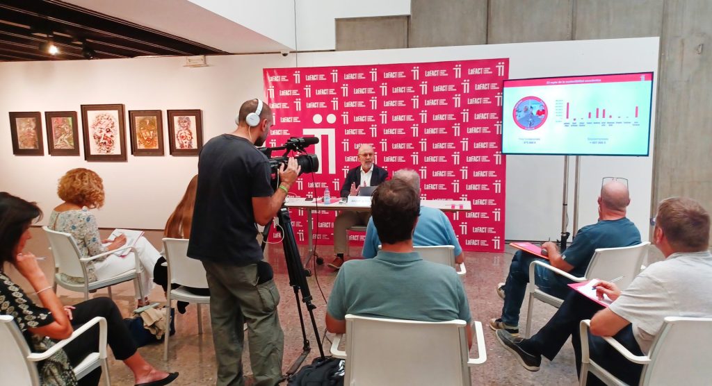 CanalTerrassa's tweet photo. #LaFACT social eixuga el dèficit de la darrera dècada. Ho ha explicat el seu president, Xavier Queralt

▶️https://t.co/E6ErUAlB20 #Terrassa 

[Font 📸: @LaFACT_Terrassa] https://t.co/zGbz7p01jw