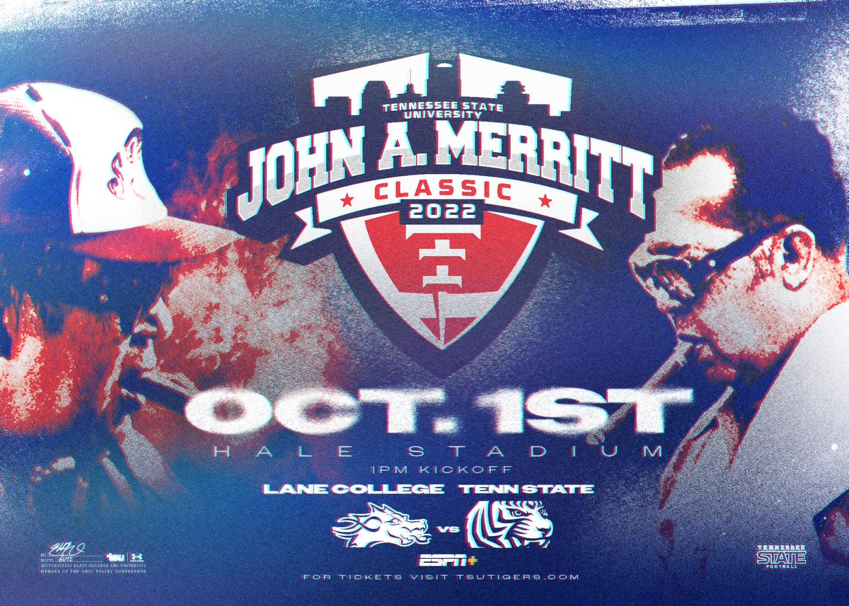 Tickets are still available for the John Merritt Classic at Hale Stadium on October 1. 

This will be the first of five home games for the Tigers. The remaining four games will be played at Nissan Stadium. 

🎟 am.ticketmaster.com/tsutigers/John…