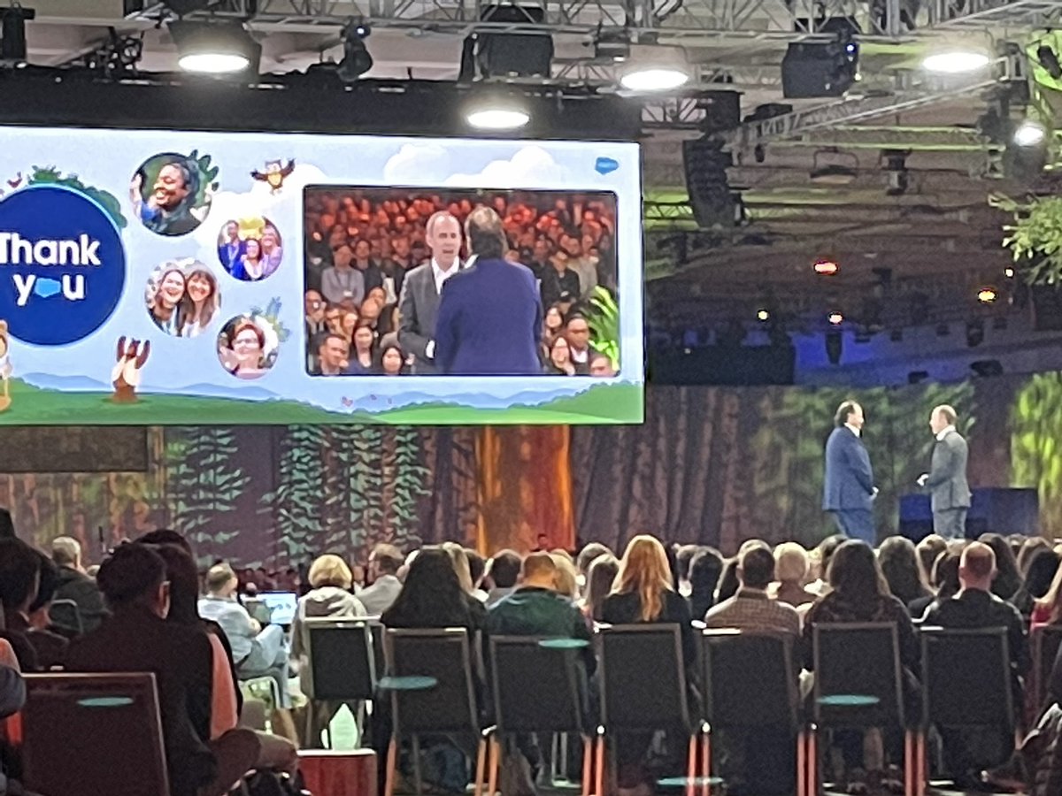 So great to be watching <a href="/marcbenioff/">Marc Benioff</a> and @bretttaylor leading The Great Reunion #DF22