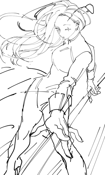 何もしたくないよ～のラフ 