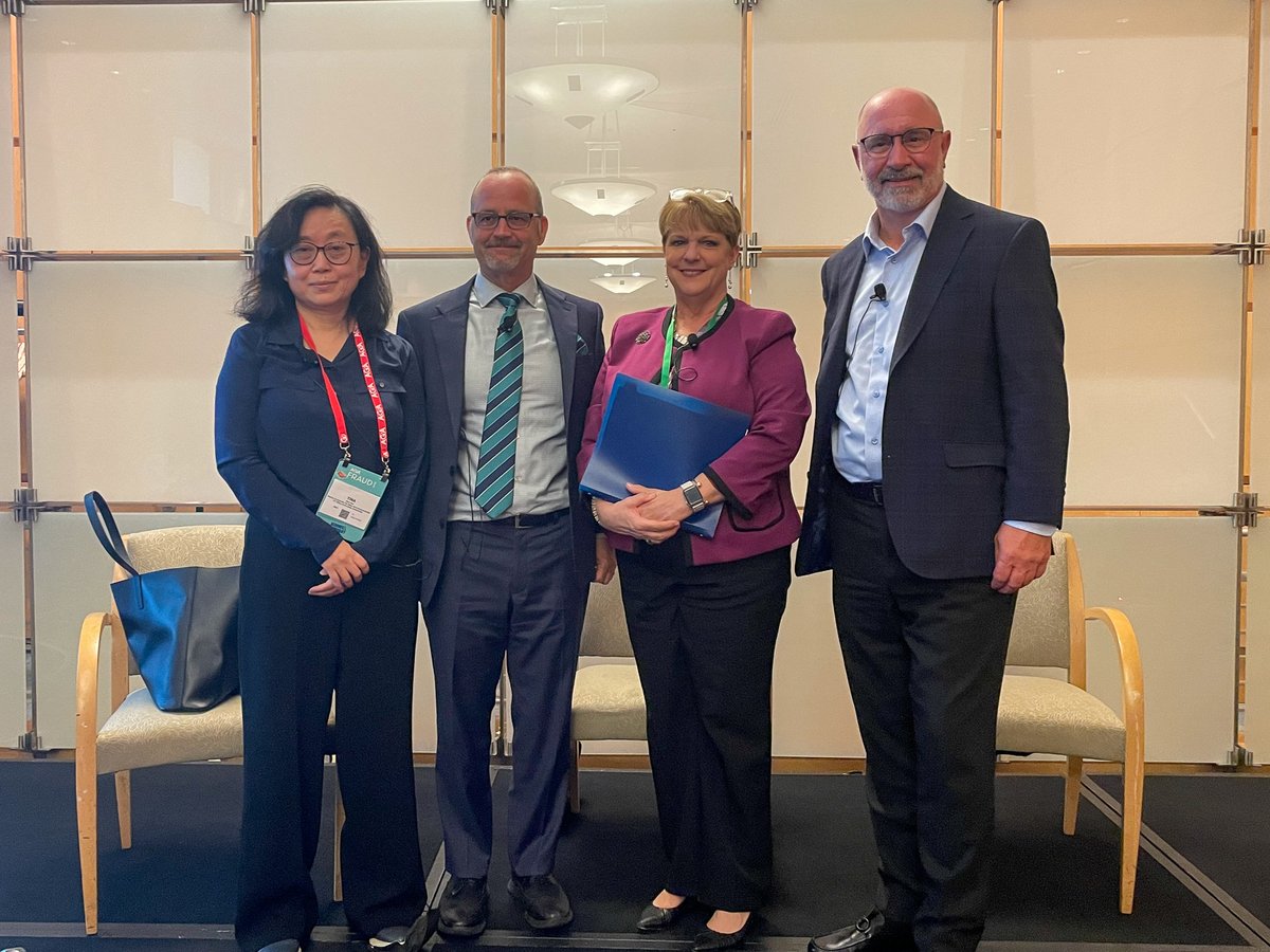 Kearneyandco's tweet photo. @AGACGFM's National President Melinda Miguel spoke during one of today's session at #Fraud22 on Sustaining Change. This session also featured a preview of AGA's 2022 IG Survey! #LetsGoKearney https://t.co/7tjk9jTUb5