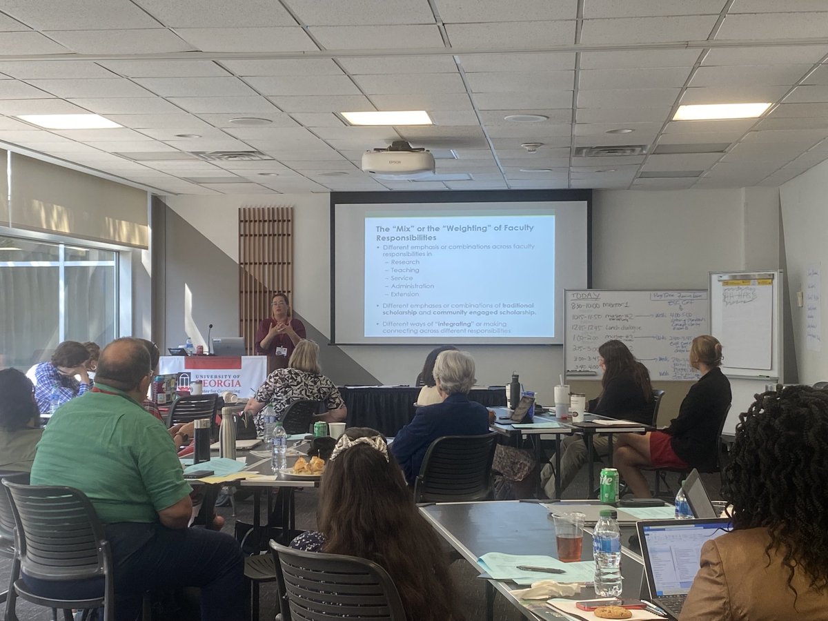 DrJWPurcell's tweet photo. Day 2 of the Emerging Engagement Scholars Workshop @EngageSchlrship #ESCImpact #CommunityEngagement https://t.co/UwEcZ7rpto