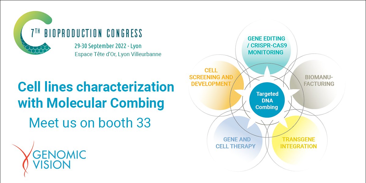 Come, see and exchange about the last innovations in Bioprocessing at the annual event of the Biopharmaceutical production sector.
Meet us on our 𝗯𝗼𝗼𝘁𝗵 𝗻𝘂𝗺𝗯𝗲𝗿 𝟯𝟯.
You will learn about 𝗠𝗼𝗹𝗲𝗰𝘂𝗹𝗮𝗿 𝗖𝗼𝗺𝗯𝗶𝗻𝗴 𝗔𝗽𝗽𝗹𝗶𝗰𝗮𝘁𝗶𝗼𝗻𝘀.
lnkd.in/geRp2gTw