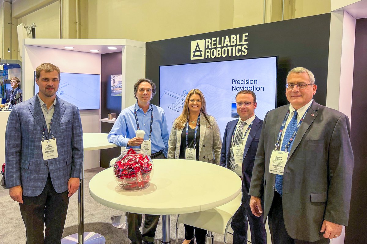 reliable_robot's tweet photo. Stop by booth 126 and meet the team if you are at the @AFA_Air_Space's Air, Space &amp; Cyber Conference. 

#AFA2022 #AirForce #AutonomousVehicles #RemotePiloting #AviationSafety https://t.co/Oeif7PKG64
