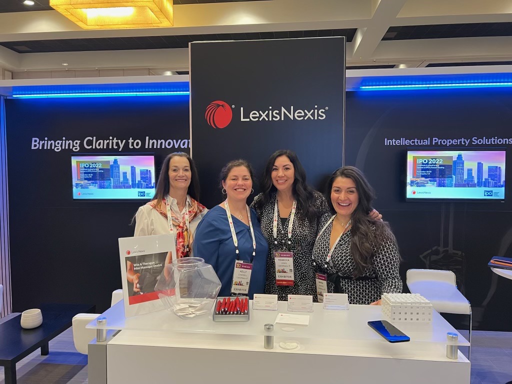 LexisNexisIP's tweet photo. Happy 50 years to @IPO and cheers to 50 more! We're having a blast at #IPOAM22. https://t.co/CVGI5gQYNs