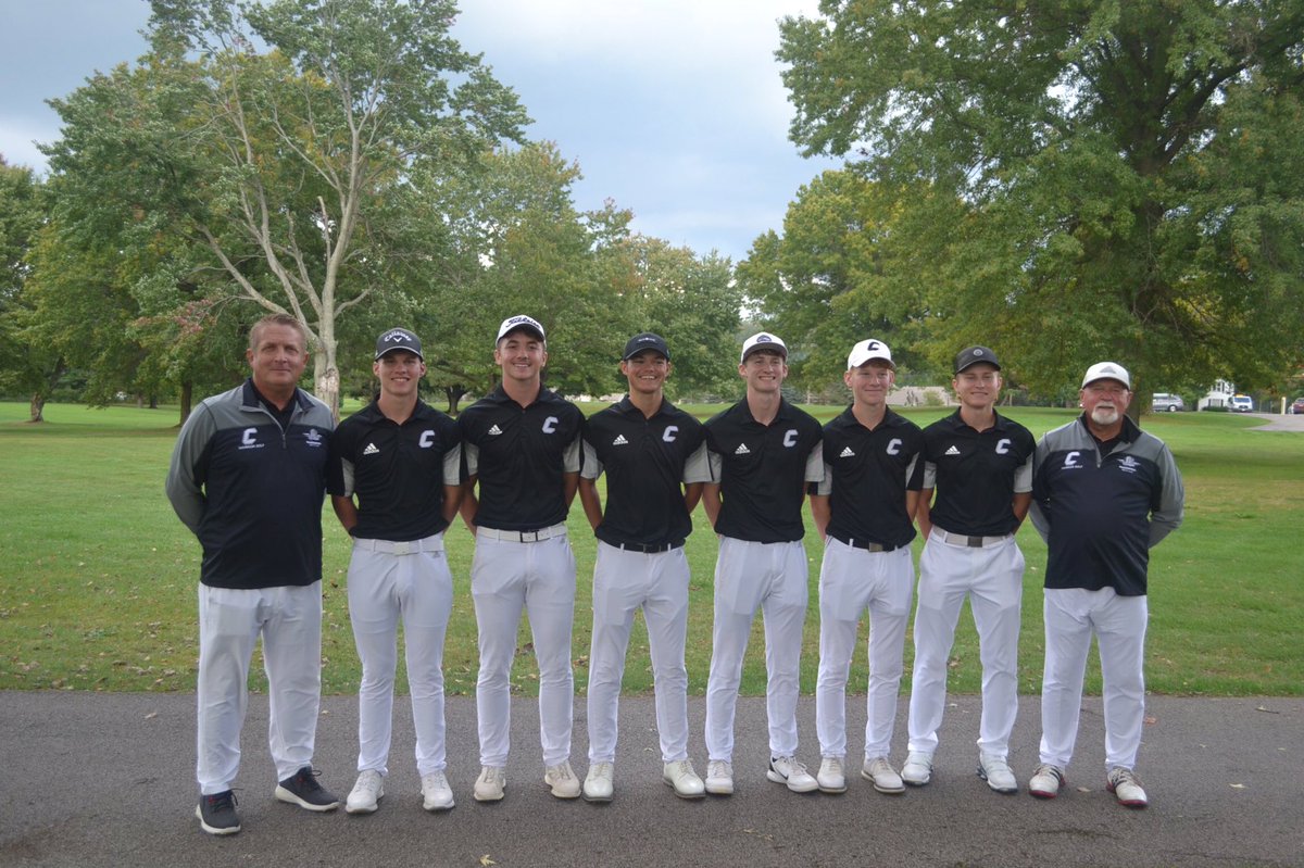 CarrSports's tweet photo. Boys golf clinched their 4th consecutive EBC Championship yesterday at Salem

Jaxon Rinkes 74 (medalist)
Colton Moore 75
John Birong 76
Isaac Warner 83 https://t.co/KnkiOFA3em