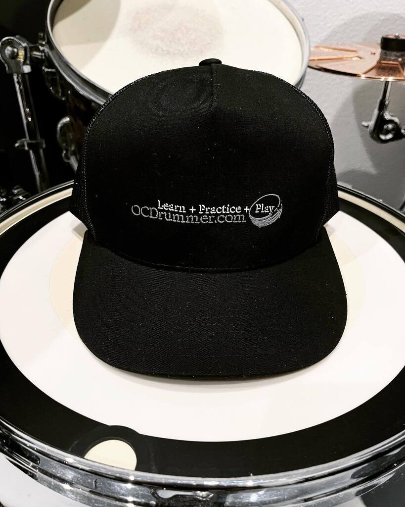 New Hats now available! DM me for details and get one for yourself. 
Our journey of drumming is a continual process, as we Learn a new concept, Practice it through repetition, so we can Play skillfully. And then start the process over with a new concept,… instagr.am/p/CivFjSEpuFW/