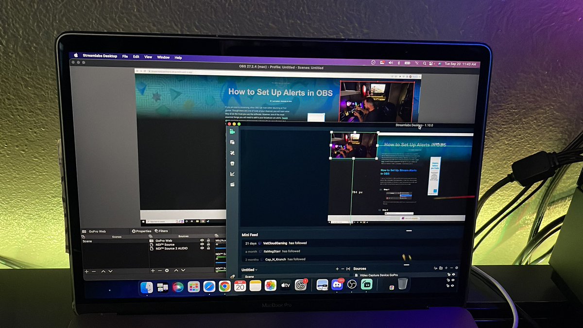 CrazyNavy_Vet's tweet photo. New question of the Day.  I setup my streaming via OBS. Now if I am wanting to add all the things. Do I need say StreamlabsOBS and run that or Both programs orrrrrrrr. Help. 🤷‍♂️ #streamerquestion #yesImaNewb. https://t.co/tS5RGxrr0u