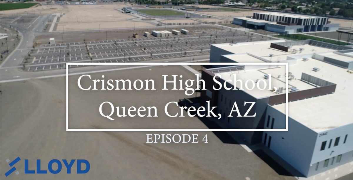 School has officially begun! Click link below to watch Episode 4 of Crimson High School in Queens Creek, AZ. The buildings are complete, the track is ready for use and the grass is growing on the baseball and softball fields.  

youtube.com/watch?v=31PQEa…

#lloydsportsandengineering