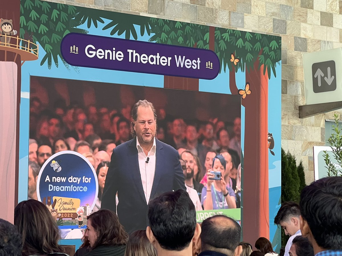 Great experience watching in-person
Dreamforce keynote #df22 <a href="/Dreamforce/">Dreamforce</a> <a href="/salesforce/">Salesforce</a> <a href="/Benioff/">Marc Benioff</a>