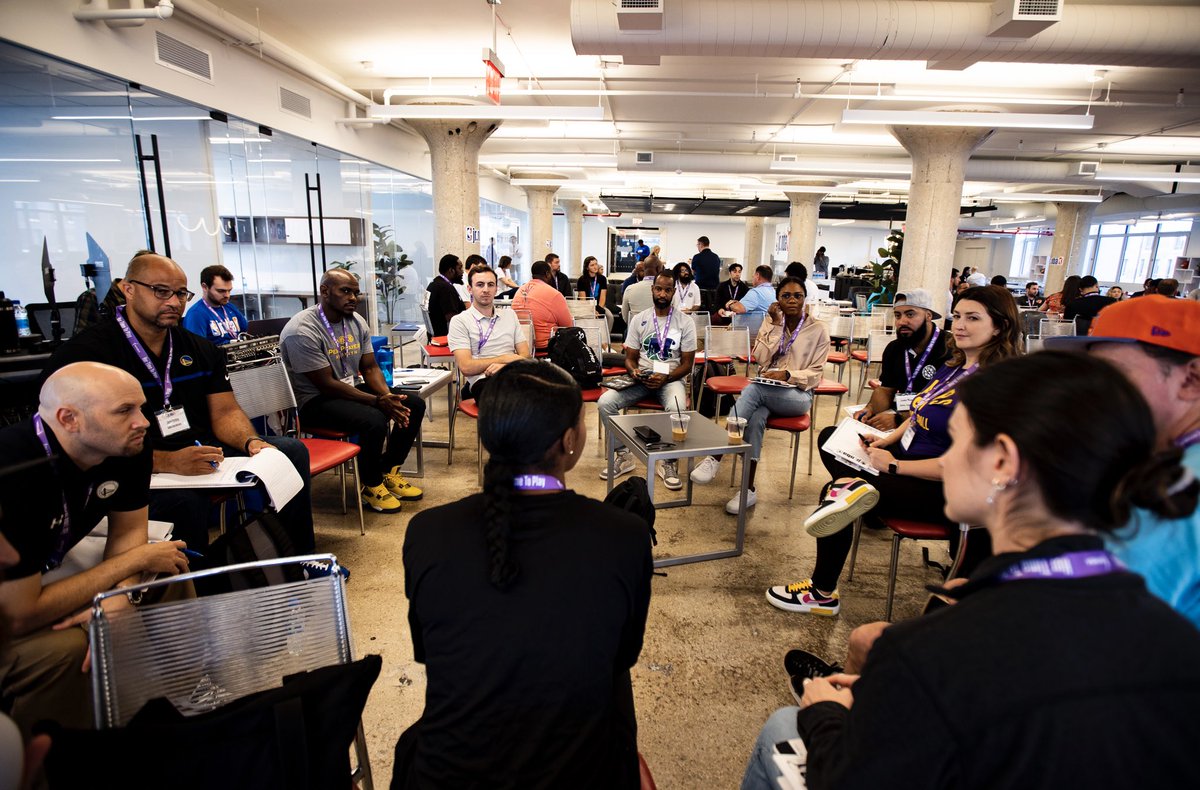 jrnba's tweet photo. We had a great two days with community leaders, youth organizers and our @NBA teams at the #JrNBAImpactSummit in Brooklyn‼️ https://t.co/F0c6Itvxww