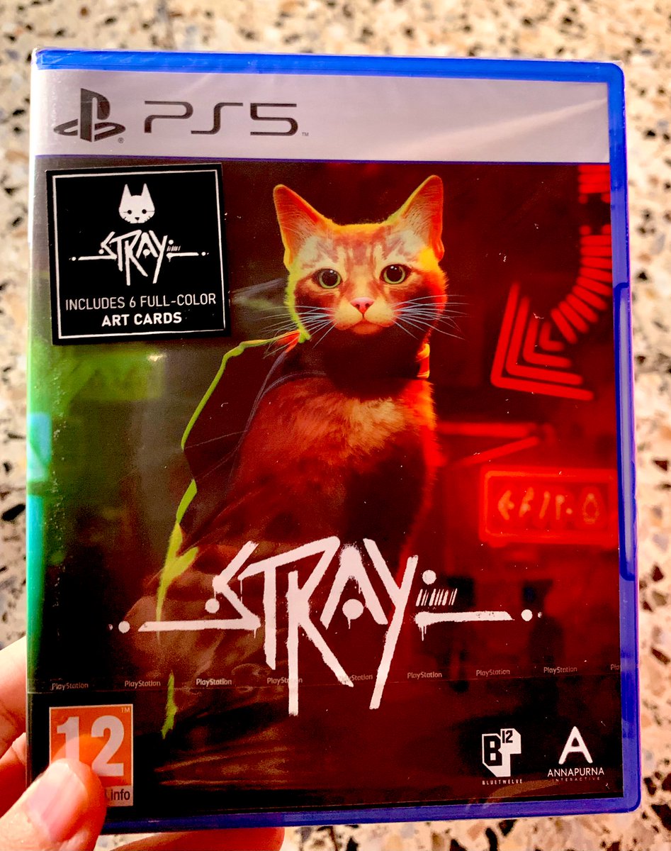 Pues ya está aquí!! #Stray #StrayPS5