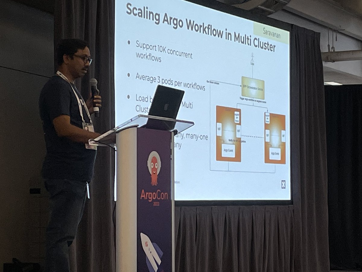 sumitnagal's tweet photo. How are workflow is scaling #argo #ArgoCon by Bala/Rakesh https://t.co/FkQGOo4xFE