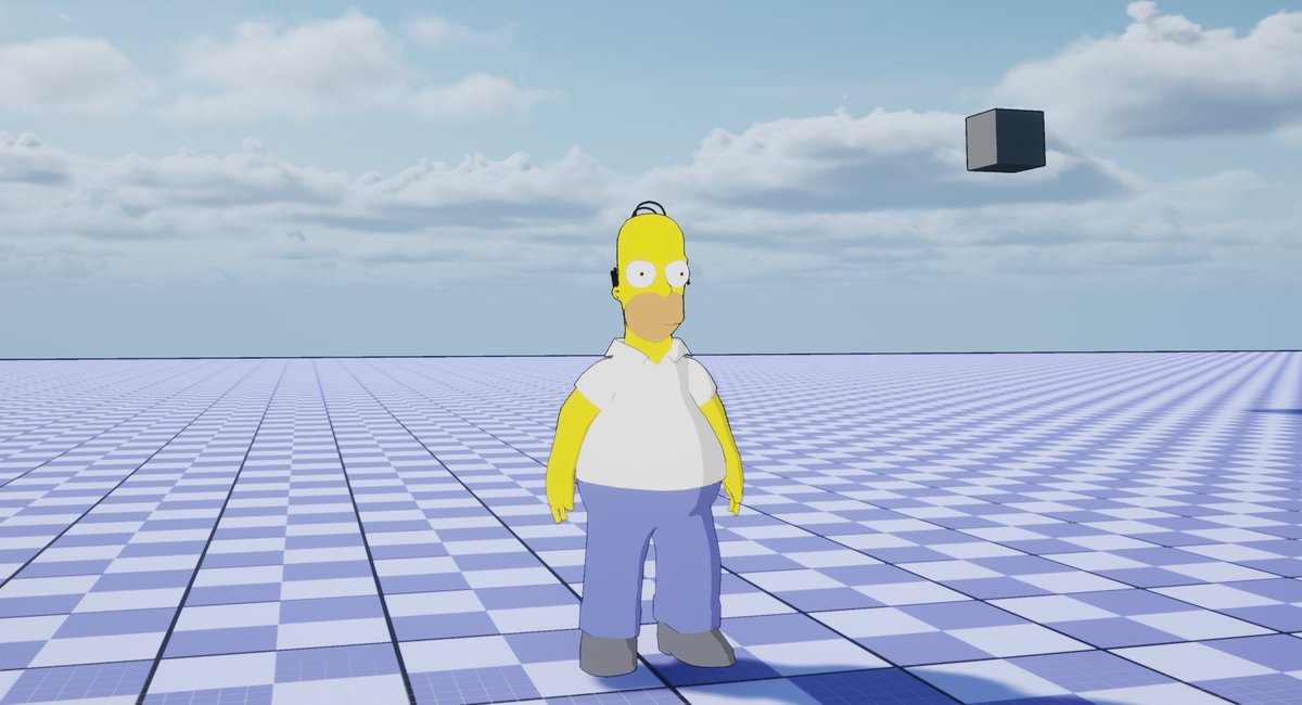 EvilXepty's tweet photo. Kirby will be jealous 😂 #SimpsonsGame #UnrealEngine4 https://t.co/FXuhcmW1A2