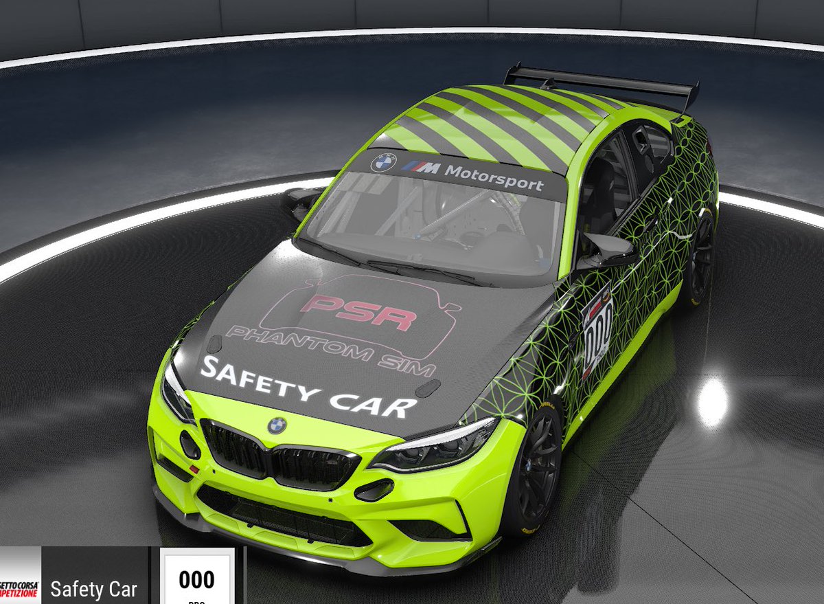 phantom_sim's tweet image. Safety car livery for the upcoming Phantom Sim GT3 Catch up Cup: