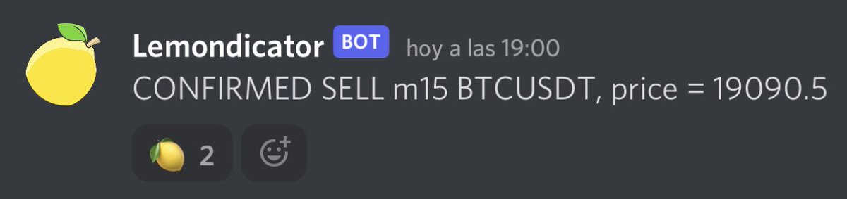 TheCryptoLemon's tweet photo. New lemondicator BOT created exclusively for my discord members, in beta since last night, but burning up the market. ๐ฅ๐ฅ๐ฅ #Bitcoin #FreshLemonadeVIP #Lemondicator ๐ https://t.co/rAYBpeyLEN