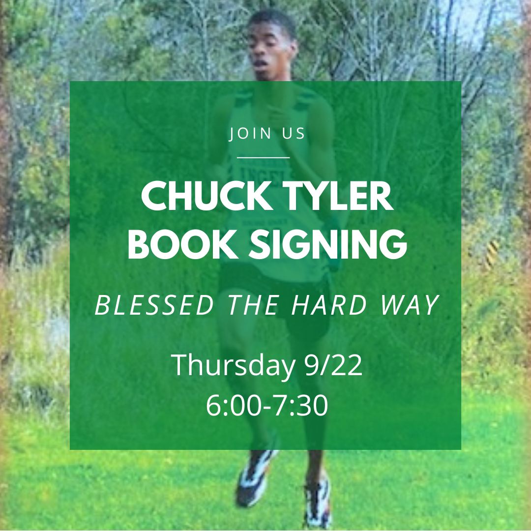 RHMRacine's tweet photo. Join us on Thursday as local author and activist, Chuck Tyler releases his brand new book "Blessed the Hard Way".  The book will be available for purchase and Chuck will be available to for signings and conversation.  9/22 6:00-7:30 https://t.co/689sNqVtGK