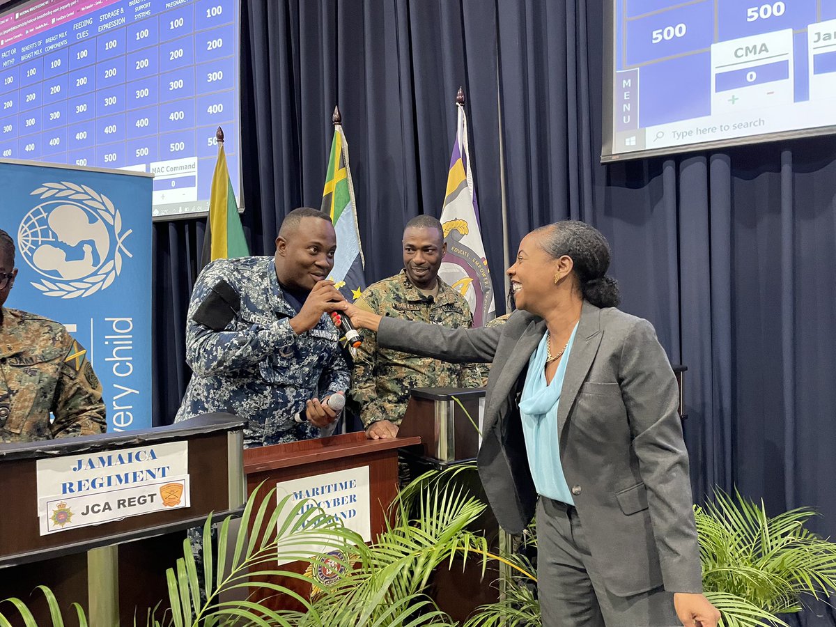 UNICEF Jamaica on Twitter "Jamaica’s Breastfeeding Army 👶🏿🪖 Last night
