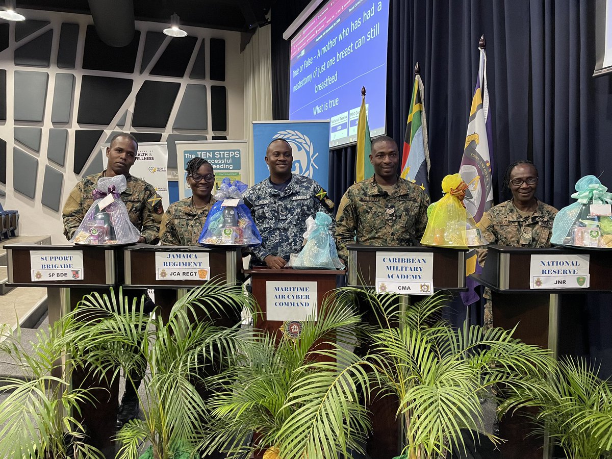 UNICEF Jamaica on Twitter "Jamaica’s Breastfeeding Army 👶🏿🪖 Last night