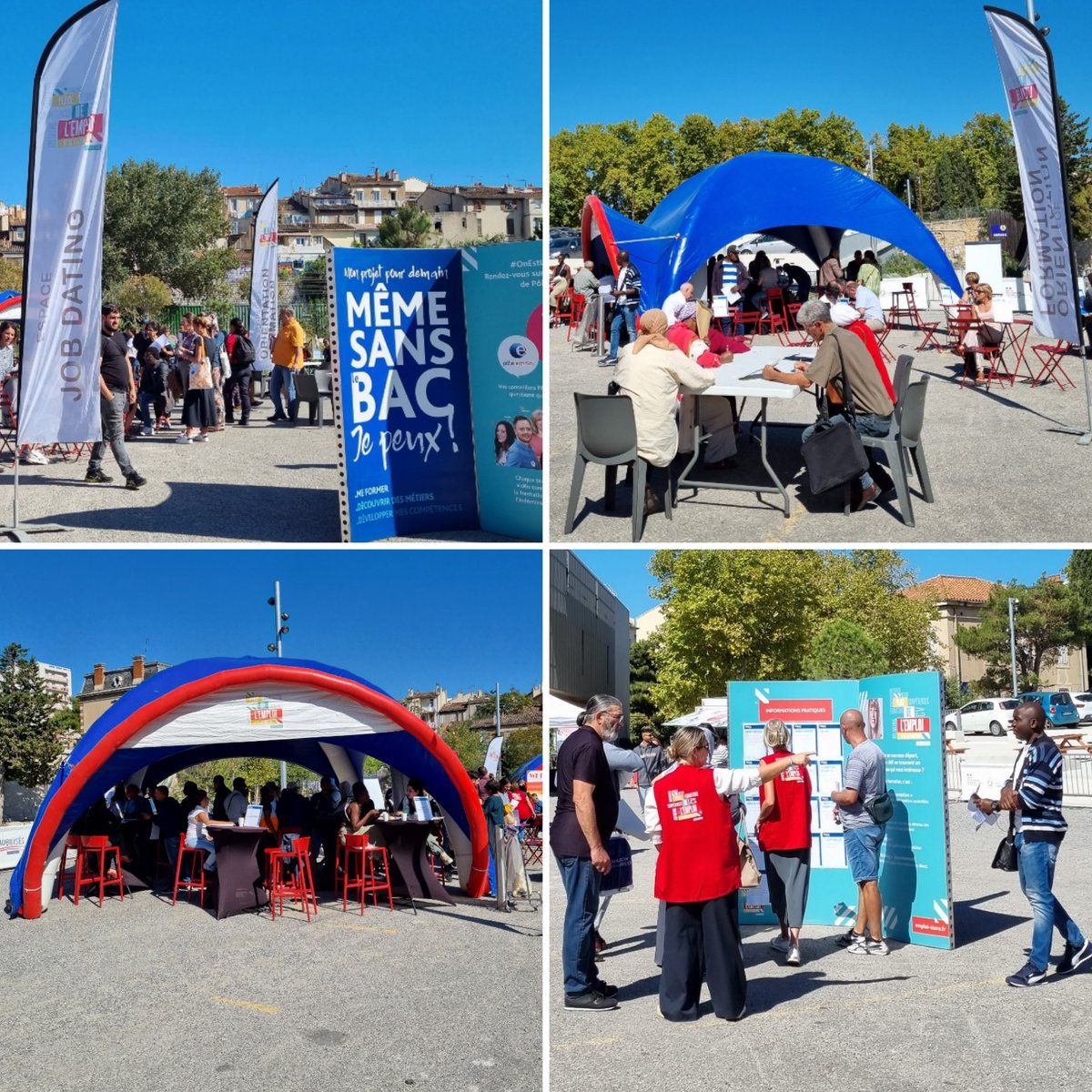 PeachyLife8304's tweet photo. La Place de l'emploi et de le Formation édition spéciale #IAE à été un beau succès pour toute l'équipe @poleemploi_13 #BelledeMai. Près de 550 demandeurs d'emploi présents et des partenaires satisfaits. Merci à @Friche_BDM pour son accueil. https://t.co/tdga3E6uzJ