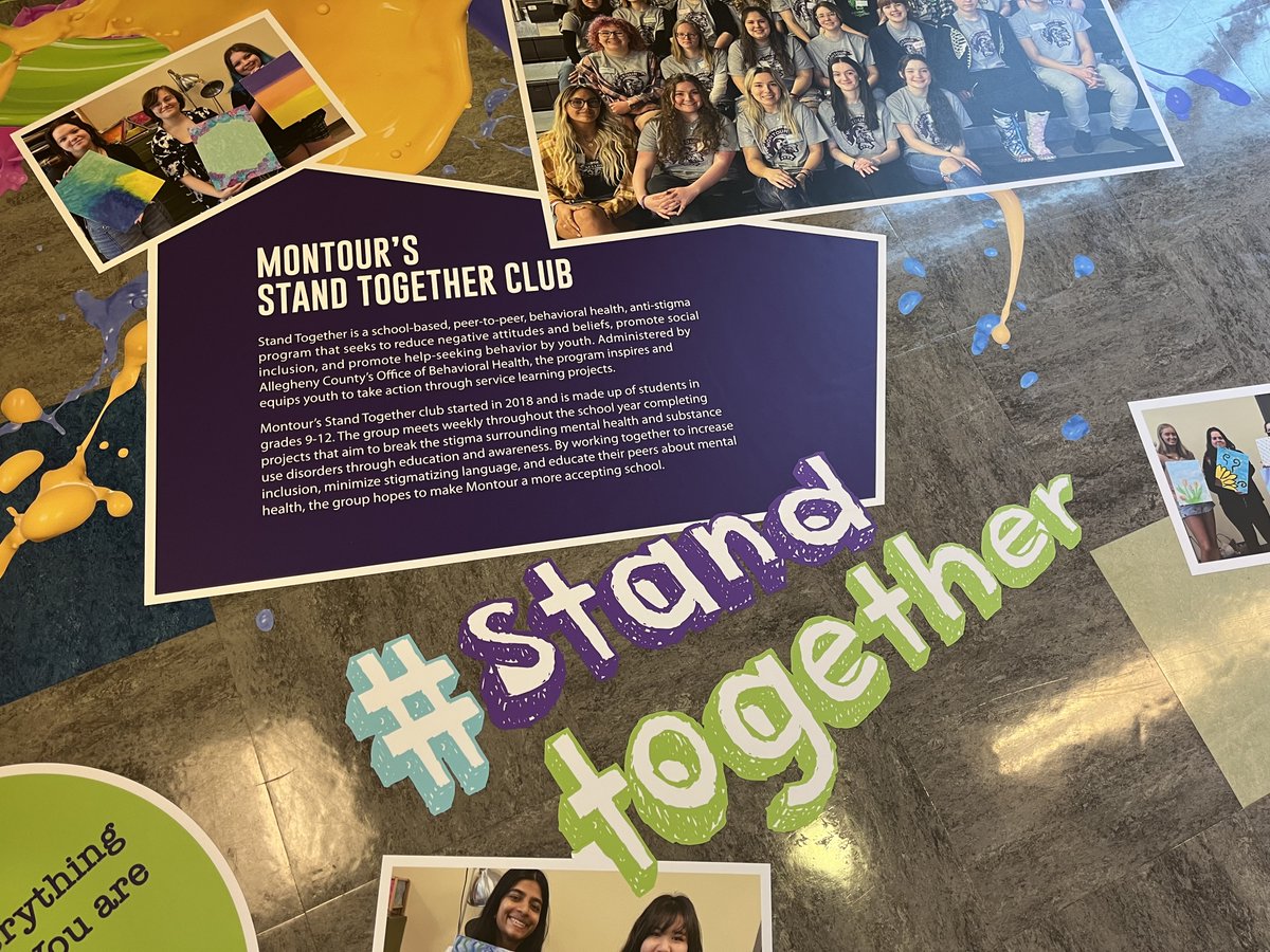 <a href="/MontourStand2/">Montour Stand Together</a> Positive Painting Project is now on display for our school community to enjoy and learn more about! Ss if you are interested in learning more about Stand Together please contact <a href="/joelene22jo/">HeyHes!</a>! #MontourProud