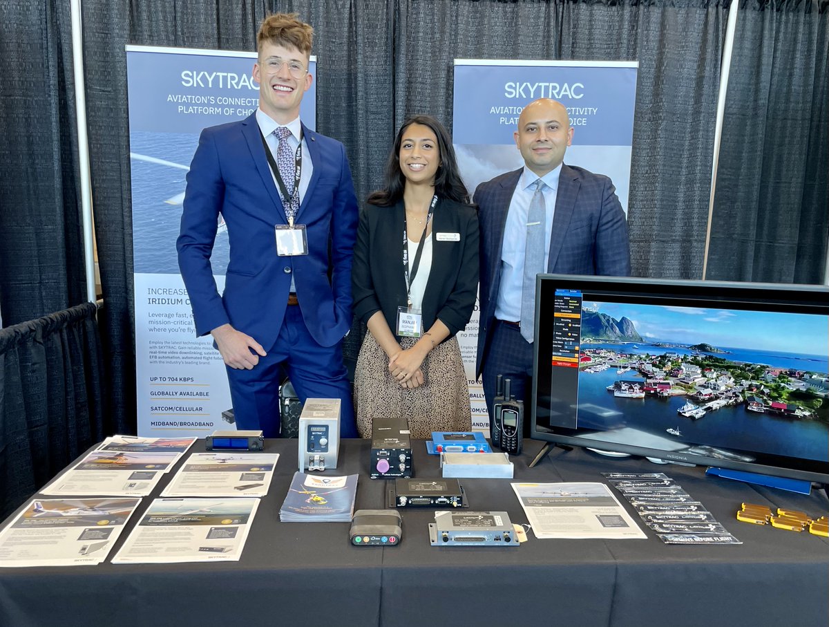 SKYTRACSystems's tweet photo. Come check out our team at the Aerial Firefighting Conference at the KF Aerospace Centre of Excellence in our home turf, Kelowna! 🔥 🚁 We are at Booth 9 in the North Wing! 

#satcom #aerialfirefighting https://t.co/TCGDBgpfL1