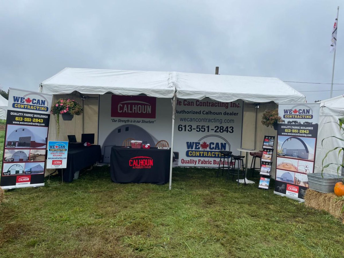 CalhounSS's tweet image. We Can Contracting - one of our dealers - is at the international plowing match in Kemptville!  Be sure to stop by and see why #ourstrengthisinourstructure