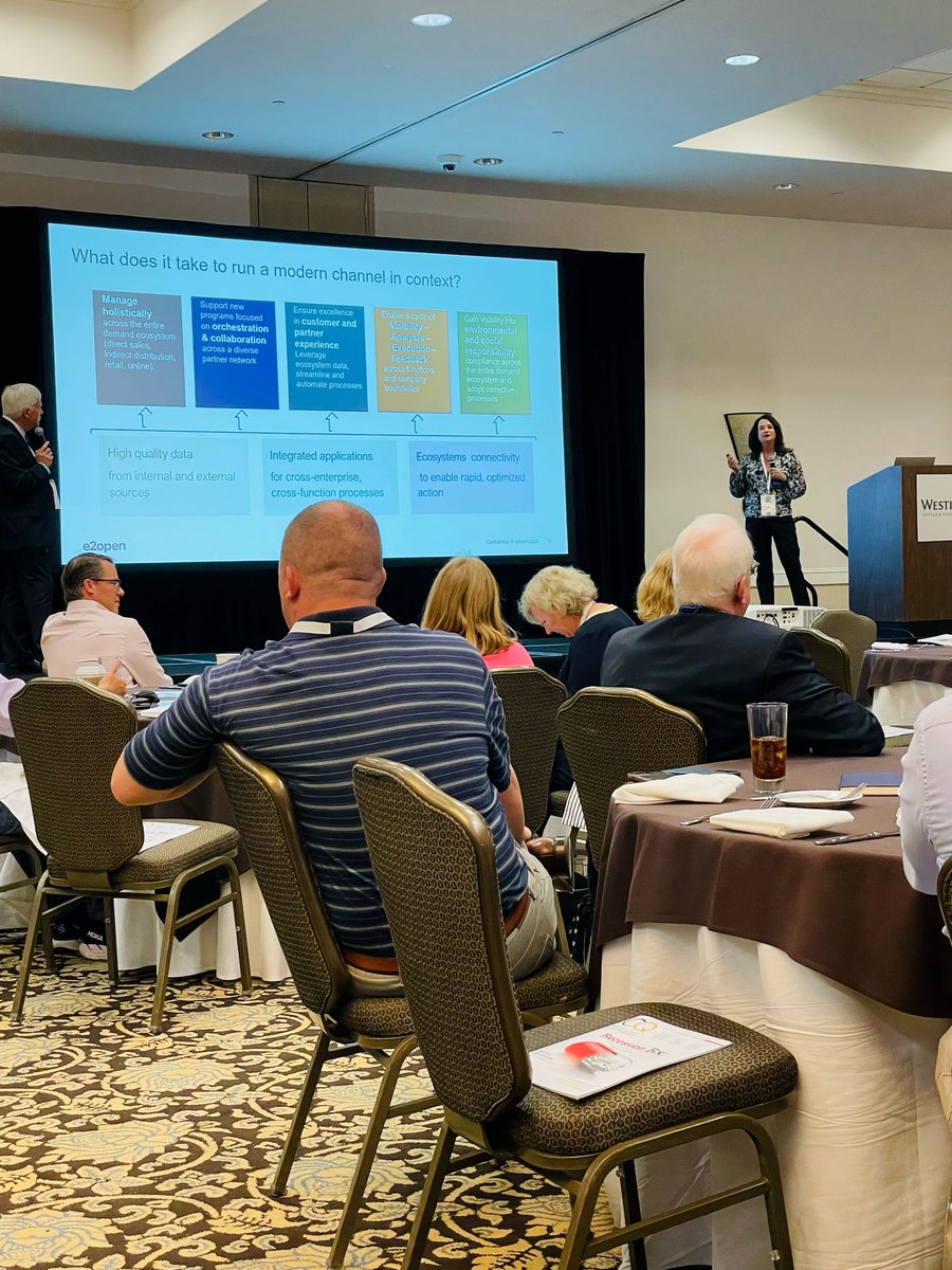 DavidKenneson's tweet photo. Channel Focus 2022 was a fantastic event. From meeting with the Women's Leadership Council to valuable sessions, networking and small group workshops, @e2open is proud to be a sponsor. See you all next year!
#channelfocus https://t.co/kxNVI7HadE