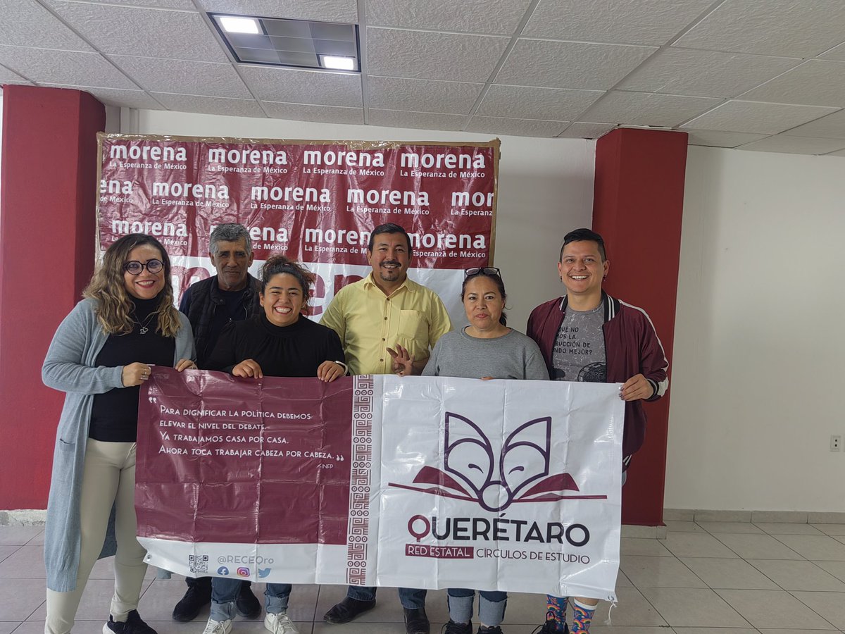 RECEQro's tweet photo. 👩🏾‍🤝‍👨🏽 Reunión organizativa para los nuevos eventos que tenemos preparados para ustedes de parte del Instituto Nacional de Formación Política de Morena .... recuerda seguir nuestra página para enterarte  de los últimos detalles 😊 https://t.co/K4kyQEqqd6