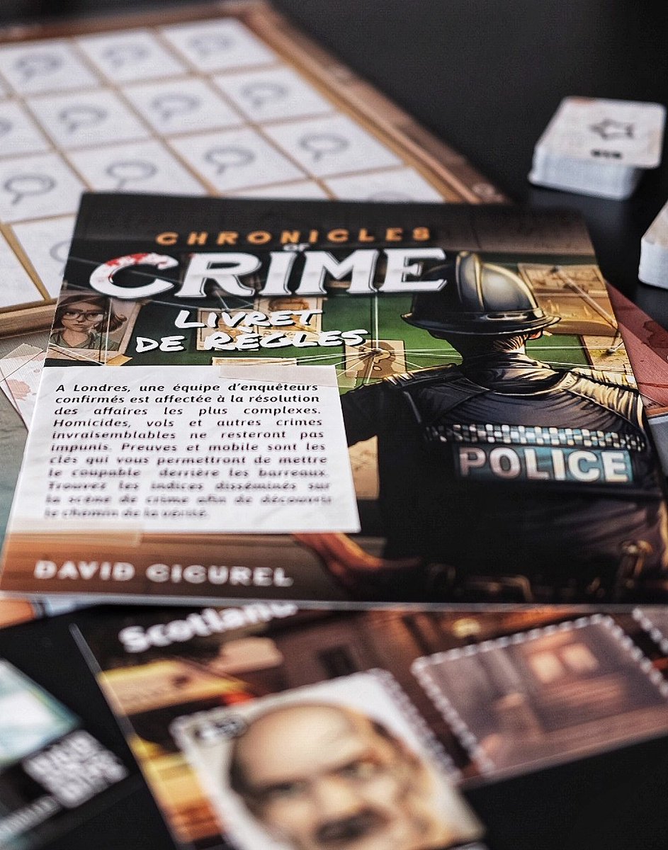 ponderpawn's tweet photo. Our shortest Chapter so far 🙃 On the Book of Rulebooks Podcast, we read the rulebook for #chroniclesofcrime, an app-driven game designed by David Cicurel and published by @luckyduckgames 🎙🎙Listen to the rulebook now on your favorite podcast platform!
📸@delorenzivalente https://t.co/2uXV8qmHIc