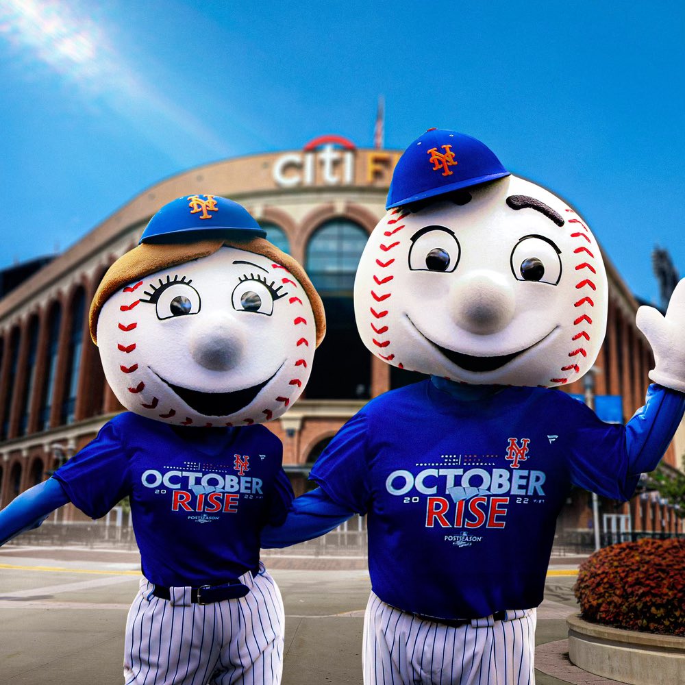 Mr. Met on X: Ready for October. #LGM #TheseMets