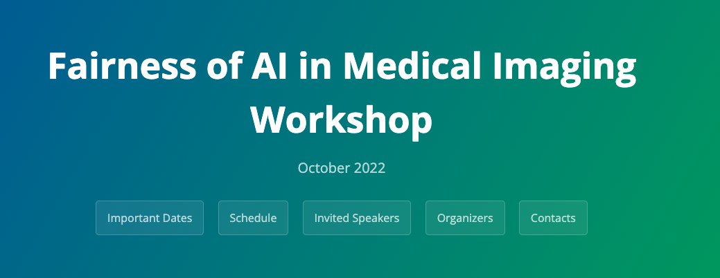 enzoferrante's tweet photo. 🚨 Are you interested in Fairness of Artificial Intelligence for Medical Imaging?
Don't miss our virtual workshop next ** 5th October **
Register now. FAIMI is free and open to everyone!
Link 👉 https://t.co/cYqjobjgGL https://t.co/BtmX59h5sj