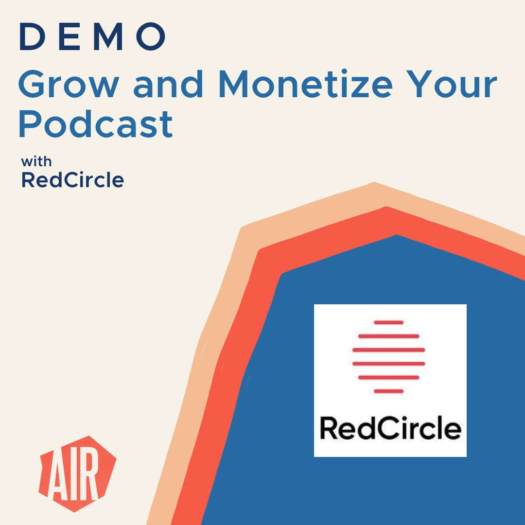 I use <a href="/getredcircle/">RedCircle 🔴</a> to setup podcast swaps for 
<a href="/homoground/">queer music podcast</a> and have made some cool connections! 

<a href="/AIRmedia/">AIR</a> is holding a demo today on how to use Red Circle for your podcast. They can host your podcast &amp; they have monetization options. 

RSVP: airmedia.org/jobs/training/…
