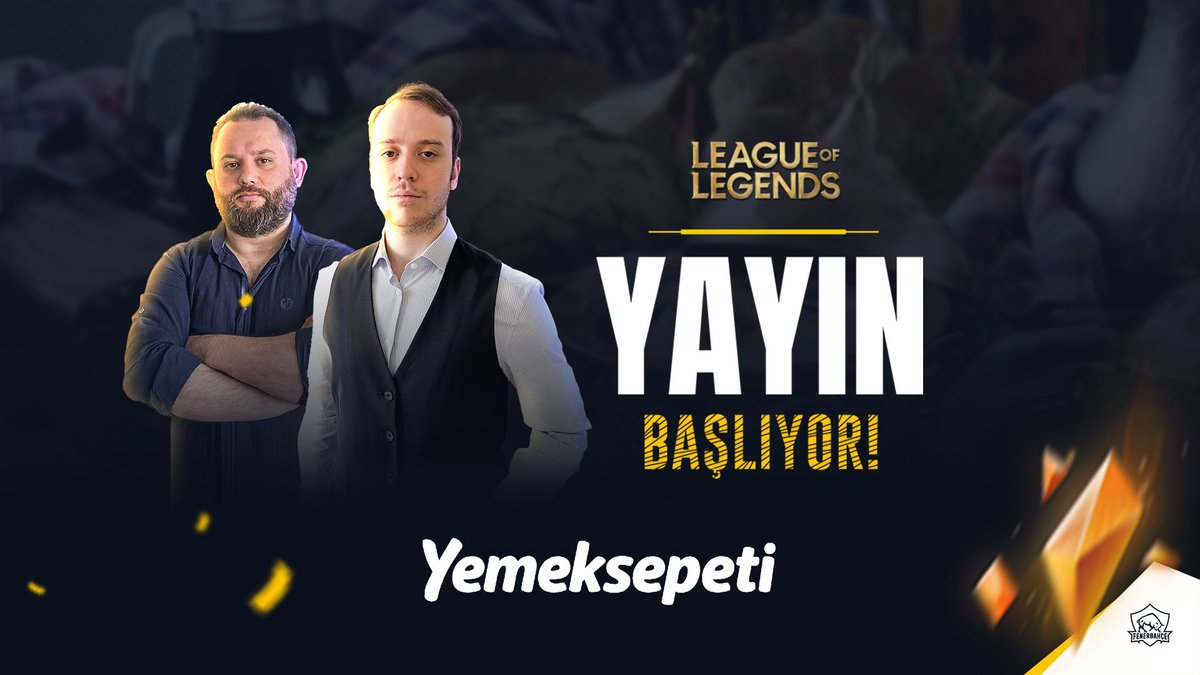 FBespor's tweet photo. .@yemeksepeti sponsorluğunda koçlarımız @Invokid_lol ve @Urien_lol ile TBF 2022 analiz yayınımız az sonra başlıyor!
Lezzetli sürprizler için yayına uğramayı unutmayın. 🍕
🖥️| https://t.co/7YfiGQNnJ2
#HerZamanHerYerde #FBLOL https://t.co/W0R6fyl5qO