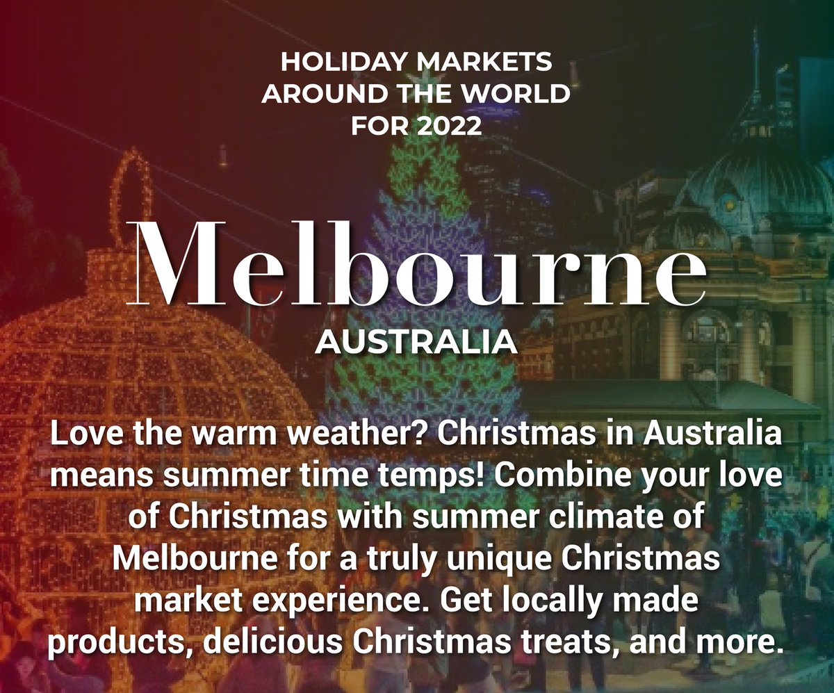 mvptravel's tweet photo. π Holiday Markets Around the World π #GoMAST https://t.co/ztnb1VyThE