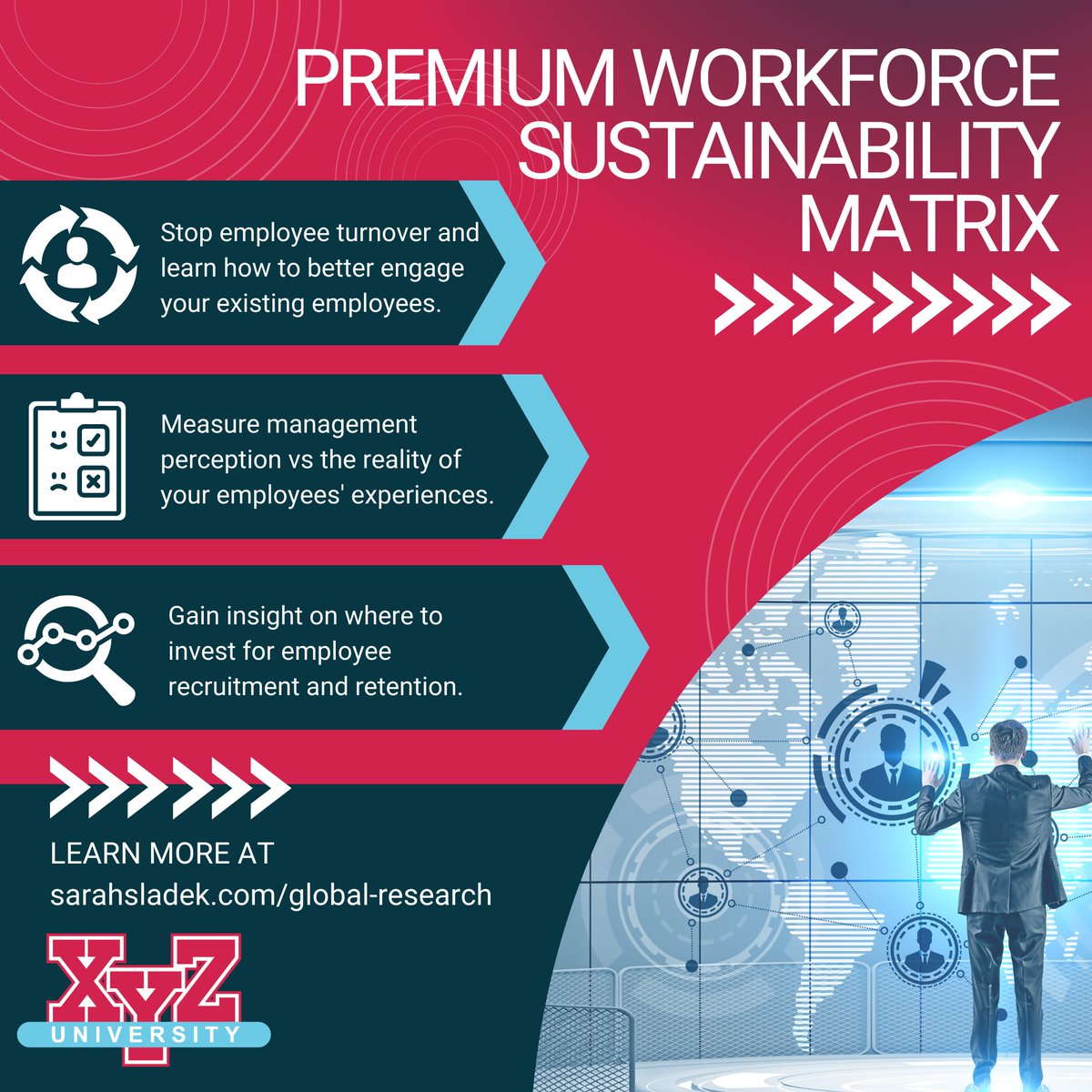 Calling all #learninganddevelopment leaders and #hrprofessionals Want hard data on management perception vs. employee experience? Check out this unique workforce sustainability matrix.
#employeeexperience #workforcedata Special offer through October 31! hubs.ly/Q01mMc0M0