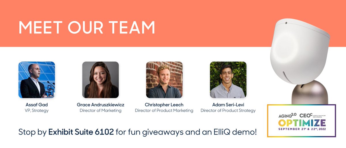 intuitionrobo's tweet photo. We’re off to the races! On our way to the @Aging20 #A2OPTIMIZE event at historic #ChurchillDowns, the home of the #KentuckyDerby! Come see an #ElliQ demo and meet our team at Suite 6102 🏇 https://t.co/AwrNM5JWLe