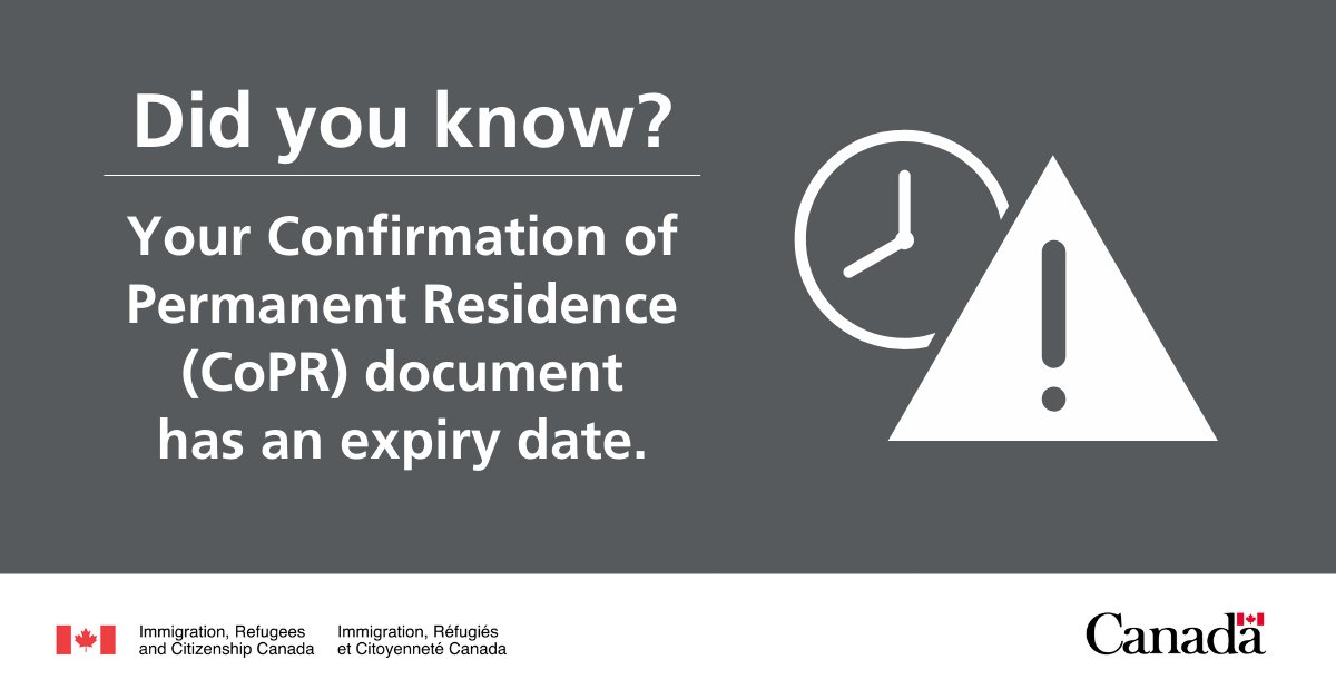 IRCC on Twitter "Reminder If your permanent resident application was