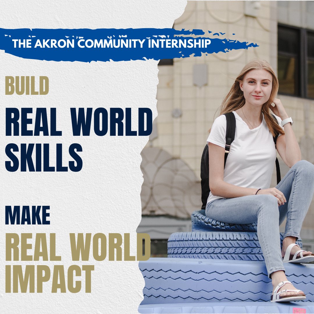 theEXLcenter's tweet photo. What's so great about ACIP? You'll learn career advancing skills and have the opportunity to show them off with our community partners !! Want to learn more? Click the link in bio to browse our available internships!!
#EXLinAkron #Akroncommunity #UAkronstudents #Uakronexl https://t.co/QLXqTgtuKq