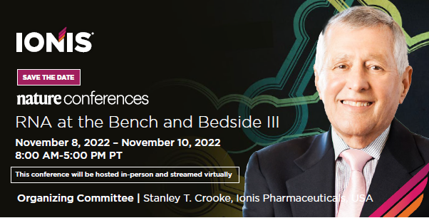 ionispharma's tweet photo. Don't miss hearing from our next #RNAbench2bedside keynote speaker n-Lorem founder and former CEO and Ionis founder, @DrStanleyCrooke, M.D., Ph.D. Register to attend this today! https://t.co/r49fFYjKrJ
@UCSanDiego @NatureConf #Ionis https://t.co/FbcUAKx73g