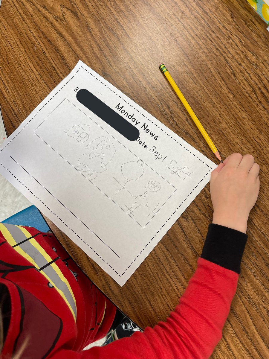 MissEmmaWade's tweet photo. Ms. Wade’s class had so much fun yesterday sharing our Monday News with our friends! 💛 We talked about all the fun we had over the weekend! #WeBelieveinBRE @BREMustangs https://t.co/1wdkEyJy2G