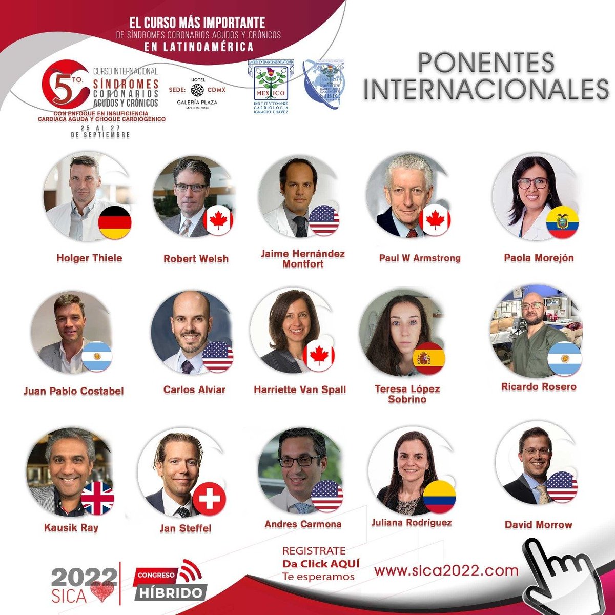 Diego Araiza MD (@drdargaray) on Twitter photo ¡Faltan solo 5 días! 
sica2022.com 
El congreso más importante de síndromes coronarios agudos
¡No te lo pierdas! 
<a href="/thiele_holger/">Holger Thiele</a> <a href="/JHMontfort10/">Jaime Hernandez-Montfort</a> <a href="/paomorejon/">Paola Morejón Barragán</a> <a href="/jpcostabel/">Juan Pablo Costabel MD 🇦🇷</a> <a href="/carlosalviar/">Carlos L. Alviar MD, FACC</a> <a href="/hvanspall/">Harriette Van Spall, MD MPH 🇨🇦</a> <a href="/ProfKausikRay/">Prof Kausik Ray FMedSci</a> <a href="/carmonarubio/">Andres Carmona</a> <a href="/MariaJu34600017/">Maria Juliana Rodriguez González</a> <a href="/SteffelJ/">Jan Steffel</a> <a href="/alexariasmx20/">Alexandra Arias</a> ¡Faltan solo 5 días! 
sica2022.com 
El congreso más importante de síndromes coronarios agudos
¡No te lo pierdas! 
<a href="/thiele_holger/">Holger Thiele</a> <a href="/JHMontfort10/">Jaime Hernandez-Montfort</a> <a href="/paomorejon/">Paola Morejón Barragán</a> <a href="/jpcostabel/">Juan Pablo Costabel MD 🇦🇷</a> <a href="/carlosalviar/">Carlos L. Alviar MD, FACC</a> <a href="/hvanspall/">Harriette Van Spall, MD MPH 🇨🇦</a> <a href="/ProfKausikRay/">Prof Kausik Ray FMedSci</a> <a href="/carmonarubio/">Andres Carmona</a> <a href="/MariaJu34600017/">Maria Juliana Rodriguez González</a> <a href="/SteffelJ/">Jan Steffel</a> <a href="/alexariasmx20/">Alexandra Arias</a>