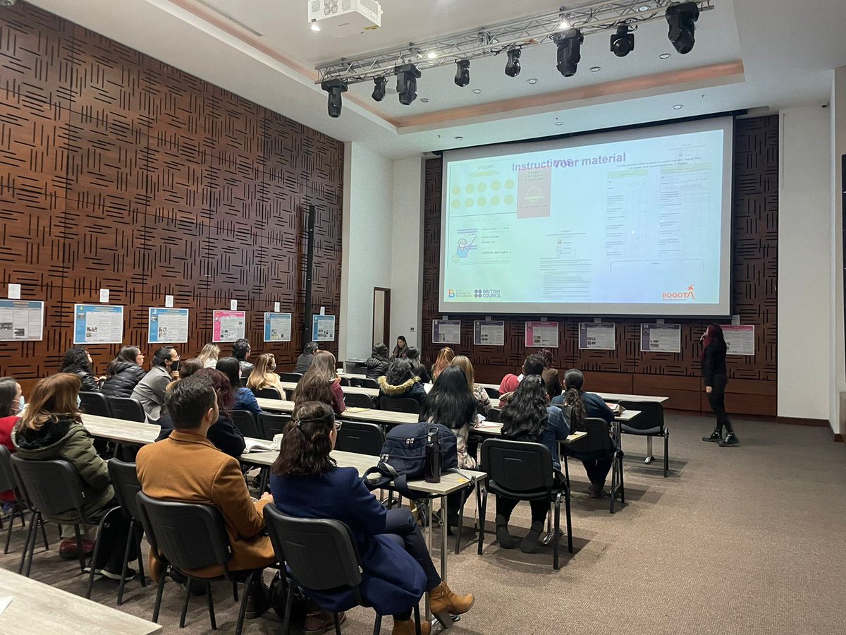 UliaYemail's tweet photo. Hoy inciamos con el 2️⃣ #TeachingBootcamp que busca promover el liderazgo y compartir buenas prácticas. Un trabajo mancomunado de la @Educacionbogota y el @cobritish en el marco del #PlanDistritaldeBilinguismo https://t.co/3gt5yhiCnN