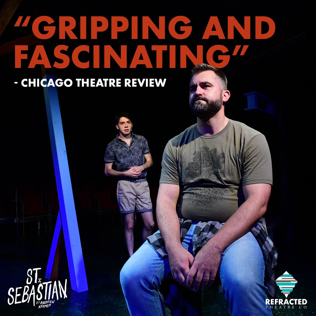 refractedco's tweet image. Don't miss the Refracted theatre experience the Chicago Theatre Review calls a "gripping and fascinating production." Grab your tickets for this "thought-provoking" show now! Tix: bit.ly/3DuBYaS

📷: Evan Hanover