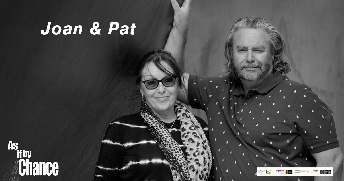 Our final couple taking part in As If By Chance is Joan and Pat. They were married 34 years ago. Get tickets at asifbychance.eventbrite.ie Runs from 21-24 Sept
#asifbychance <a href="/AltEnts/">Alt Ents</a> <a href="/sdublincoco/">SDCC</a> <a href="/creativeirl/">Creative Ireland</a>  <a href="/artscouncil_ie/">The Arts Council / An Chomhairle Ealaíon</a>  <a href="/MusicGenSD/">Music Generation SD</a> <a href="/sub_sounds/">Sub Sounds</a> <a href="/SDCCArts/">SDCC Arts Office</a>